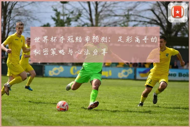 世界杯夺冠赔率预测：足彩高手的秘密策略与心法分享