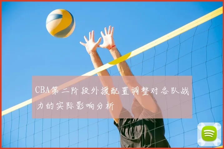 CBA第二阶段外援配置调整对各队战力的实际影响分析